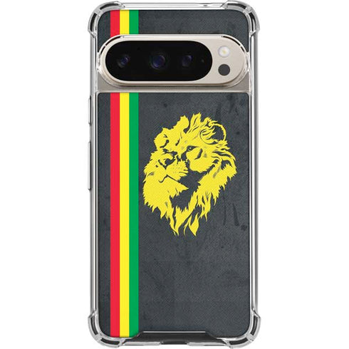 Vertical Banner - Lion of Judah Pixel 9/9 Pro Clear Case